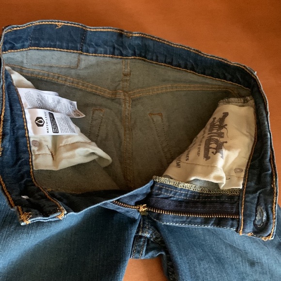 Levi’s 514 Men’s/Boy’s GUC Dark Wash SZ W 29 L 32 Fit is Slim - Picture 3 of 6